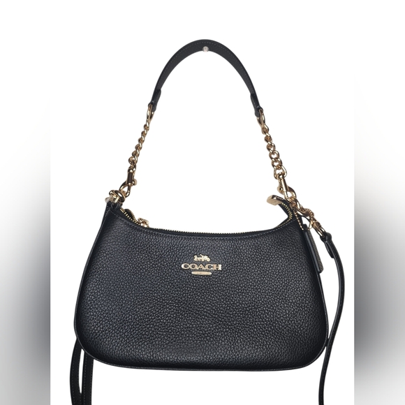 Coach Handbags - COACH Teri Shoulder Bag, black/gold